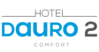 Logo des Hotel Duaro 2, Inschrift "HOTEL DUARO 2".